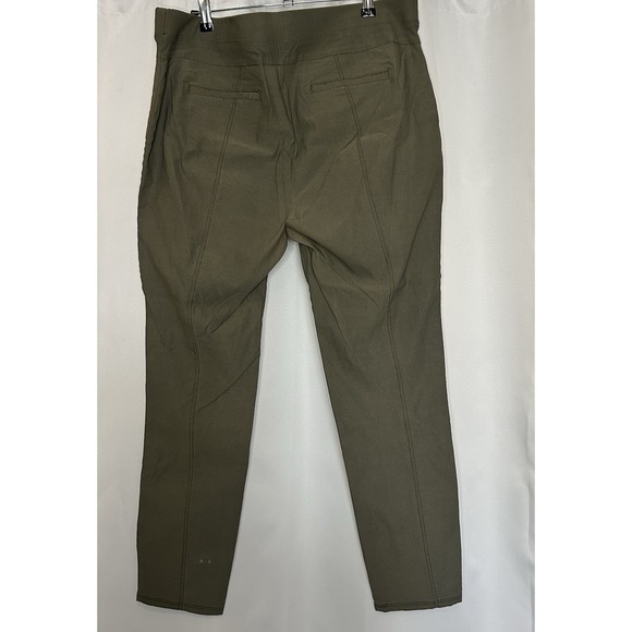 Simply Vera Wang Ankle Pants Womens Sz 1X Olive Green Pull On Stretch - Picture 5 of 11